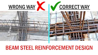Correct Way And Wrong Way of Steel Reinforcement in Beam Construction