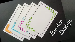 4 Border Designs/Border Designs for Project/Project File Decoration/Border Design for School Project