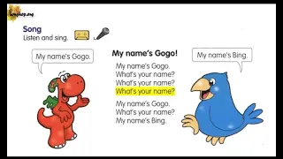 UNIT 1-MY NAME'S GOGO!(Gogo English 3)