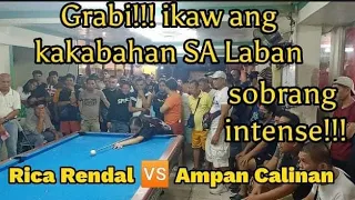 Grabi!!! ikaw ang kakabahan sa laban sobrang intense | Rica Rendal Vs Ampan Calinan