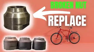How to replace bike axle cone nut ? #mtb #axle #nut