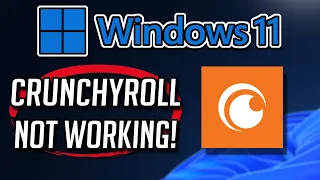 Crunchyroll App Not Working Fix Windows 11 [Tutorial]