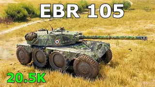 World of Tanks Panhard EBR 105 - 20,5K Spot Damage | The Team's Magic Eyes