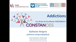 Journée scientifique 2022 / Addiction et travail par Guillaume Airagnes