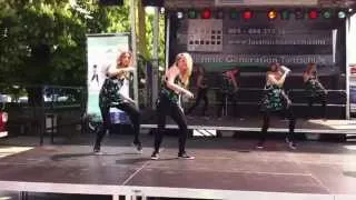 HIP HOP Tanzauftritt "Oops upside" Marktsonntag Germering 04.05.2014