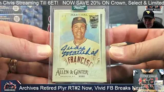 2024 Topps Archives Sigs Retired Random Team #2 Case Break 5 17 24