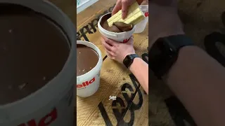 Nutella Chocolate Bucket Dipping