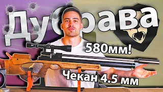 Дубрава Карабин Чекан 4.5 мм V6 (580 мм, Орех, Alpha Precision) видео обзор