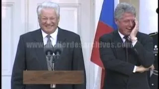 Fou rire Clinton Eltsine