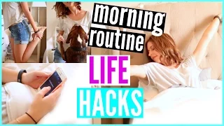 10 Morning Routine LIFE HACKS That Every Girl Should Know | Courtney Lundquist