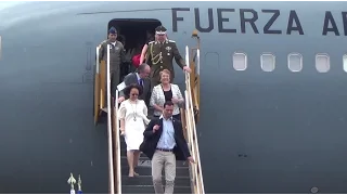 Chilean President Bachelet arrives in PH