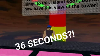 Tower of Hell - Easy 0:36 World Record | ROBLOX