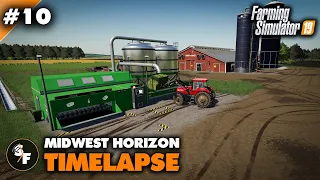 FS19 Midwest Horizon Timelapse #10 Building A Feed Mixing Plant For TMR