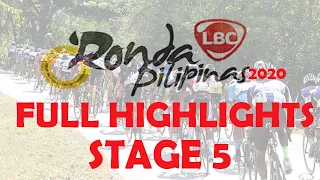 RONDA PILIPINAS 2020 STAGE 5 FULL HIGHLIGHTS | 6 Navy men broke away from the peleton