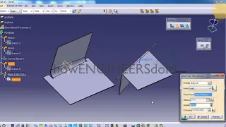 6.2|Bending in Sheetmetal|Top Catia V5 tutorials/training videos