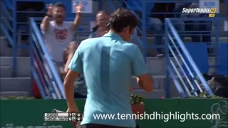 Roger Federer vs Daniel Gimeno Traver AMAZING POINT HD ISTANBUL 2015