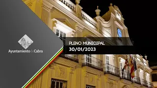 Pleno Municipal Ordinario - 30 enero 2023