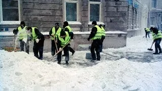 Гаишник-дворник. Мега РЖААЧ)))