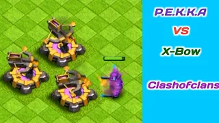 Every Level P.E.K.K.A VS Every level X-Bow |Clash of Clans