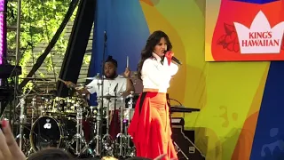 Camila Cabello singing In The Dark at Central Park