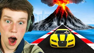 100 Player Volcano Race In GTA!