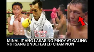 WORLD CHAMPION NA PINOY NINALIIT NG ISANG UNDEFEATED AMERICAN BOXER! MAHINA DAW NA CHAMPION