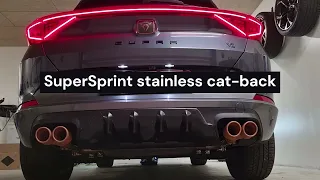 Formentor eHybrid 245 with Supersprint stainless cat-back exhaust