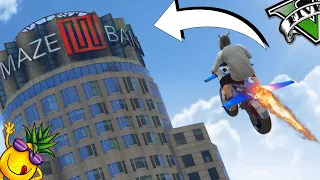 Oppressor Rocket Bike Maze Bank Challenge (GTA 5 Online Funny Moments)