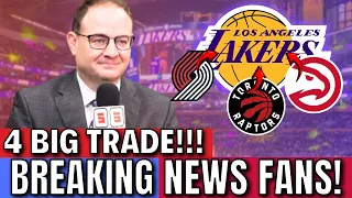 🚨 LAST HOUR! 4 TRADES FOR THE LAKERS! PELINKA MAKES ANNOUNCEMENT! TODAY'S LAKERS NEWS