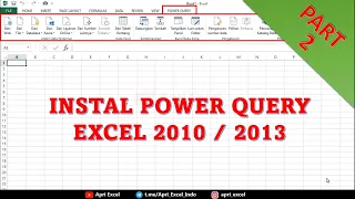 02. Installer Power Query Excel 2010 dan 2013 Free Download