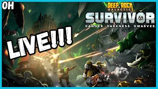 Live With The New Map! Deep Rock Galactic Survivors!