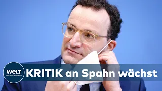 SPAHN UNTER BESCHUSS: Gesundheitsminister soll Hygieneregeln missachtet haben