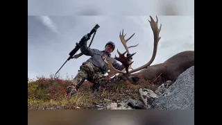 Alaska caribou hunt 2 big bulls, 40 mile