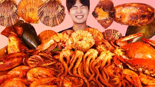 ENG SUB)Amazing! Spicy Giant Mara Seafood Boil Eat Mukbang🔥Korean Seafood ASMR 후니 Hoony Eatingsound
