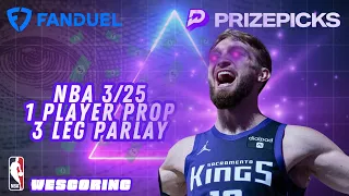 PrizePicks NBA TODAY Fanduel Parlay Best Bets Picks Plays