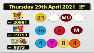 NLCB Online Draws Thursday 29th April 2021