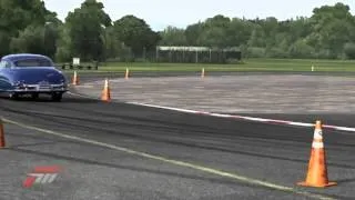 Hudson Hornet on the Top Gear test track