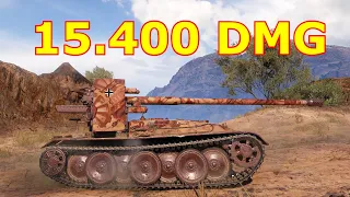 World of Tanks Grille 15 - 9 Kills 15,4K Damage | NEW WORLD RECORD !