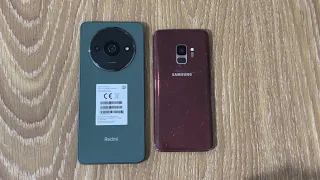 Galaxy S9 vs Redmi A3 - Speed Test (4K)