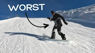 Snowboard Turn Exercises (RANKED WORST TO BEST)