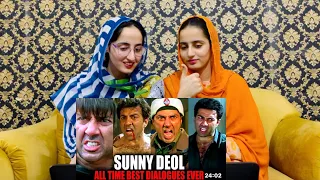 Pakistani Girls React To Sunny Deol All Time Best Dialogues|Ghatak Dialogues|Gadar Dialogues