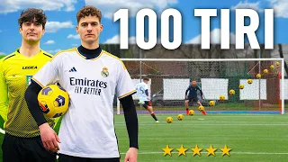 🎯⚽️100 TIRI CHALLENGE: FEDERICO MARCONI (con ARBITRINO) | Quanti Goal Segnerà su 100 tiri?