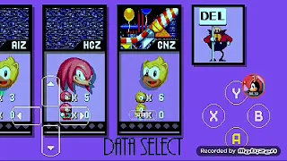 Mighty & Ray Mania Data Select Mod For Sonic 3 A.I.R