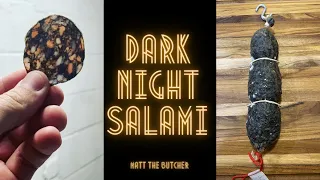 DARK NIGHT SALAMI award winning original recipe (Dry Cured at Home) // Matt the Butcher