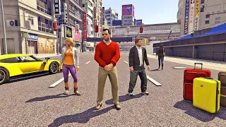 قراند 5 : مايكل أخذ عائلته في عطلة | GTA V Michael Family Holiday