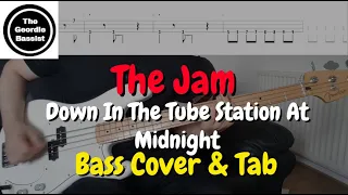 The Jam - Down In The Tube Station At Midnight - Bass cover with tabs