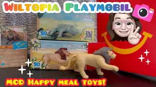 Animal Toys | Wiltopia Playmobil McDonald’s Happy Meal Toys April/May 2024 Week 1 - Toy Unboxing!