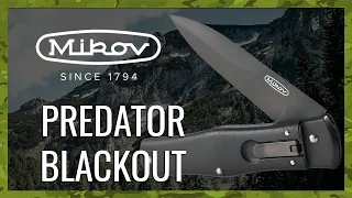 Nůž MIKOV PREDATOR BLACKOUT - Military Range CZ/SK