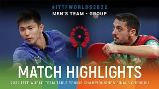 Highlights | Eric Jouti (BRA) vs Marcos Freitas (POR) | MT Grps | #ITTFWorlds2022