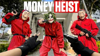 MONEY HEIST vs POLICE in REAL LIFE ll THERE WILL BE BLOOD ll FULL VERSION (Epic Parkour Pov Chase)